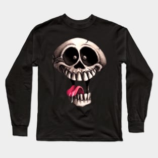 Crazy Skull Long Sleeve T-Shirt